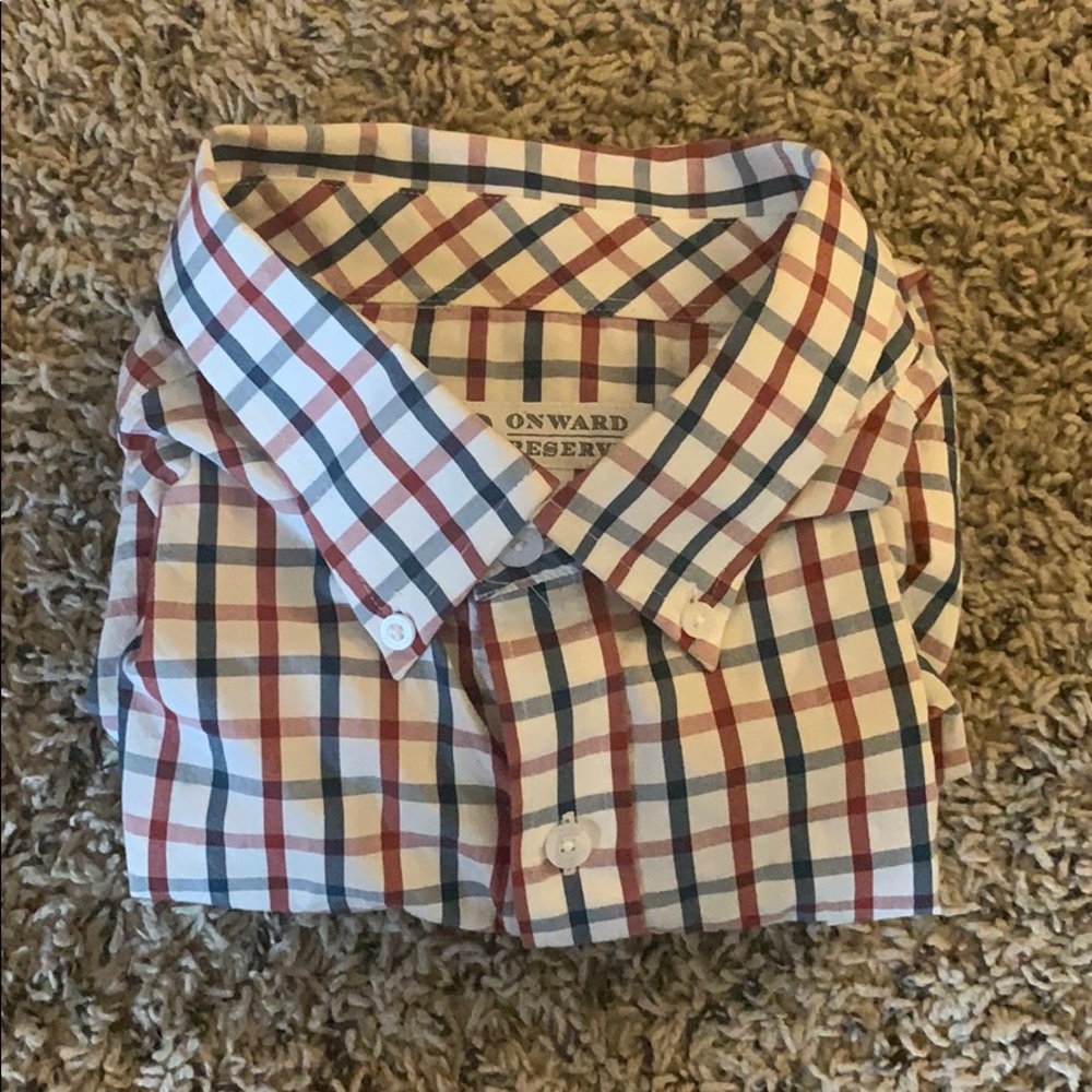 Onward reserve button down